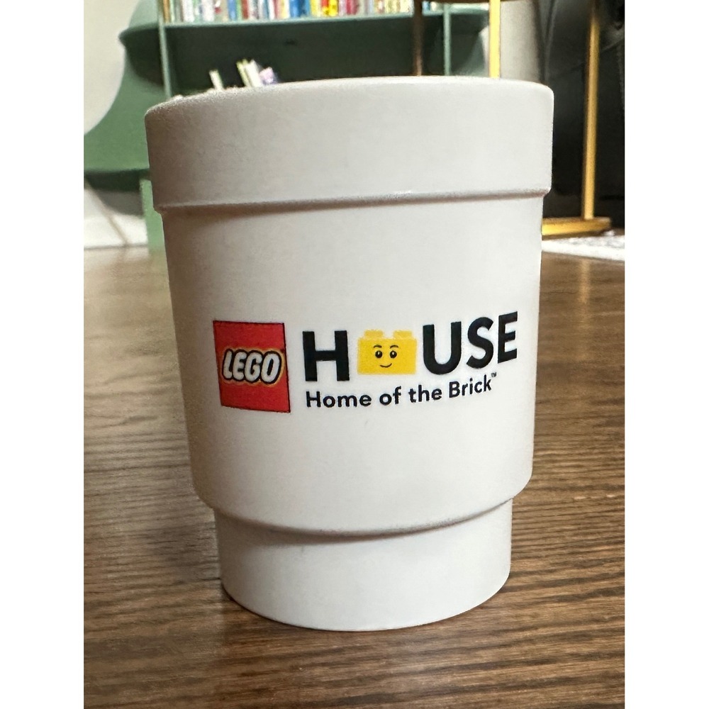 Lego House Home of the Brick Mug Unisex White Rare Billund Denmark Souvenir Gift